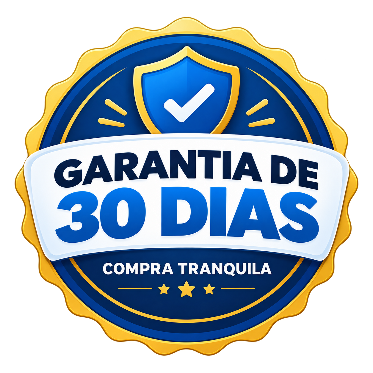 Selo de garantia de 30 dias